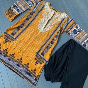 Pakistani indian khaadi 2pc salwar kamiz